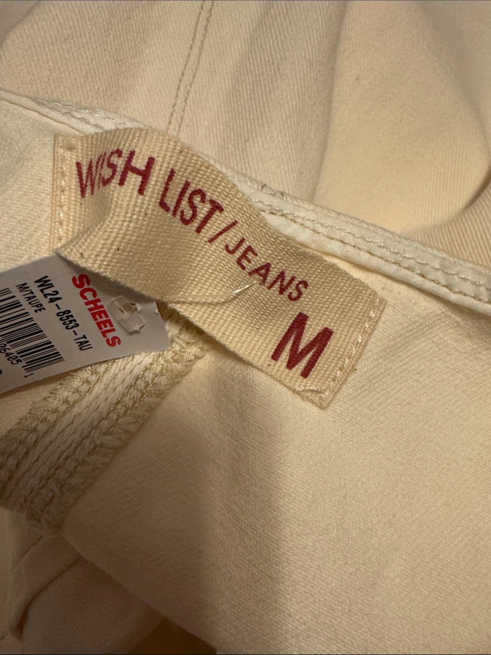 Wishlist Cream-White Denim Overalls - Picture 9 of 10